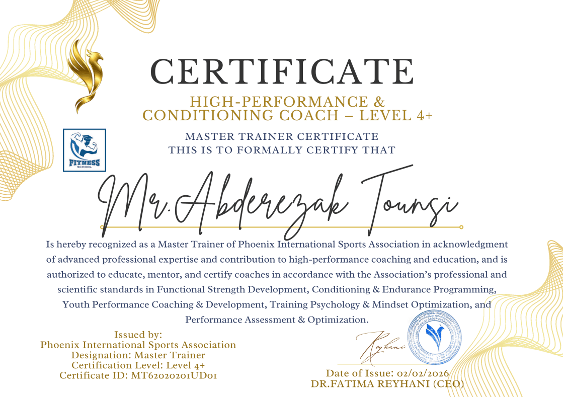 OBSIDIAN FORCE — Certified Coach